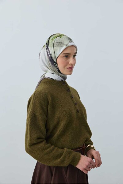 Modakaşmir Seraphy Pattern Bamboo Scarf