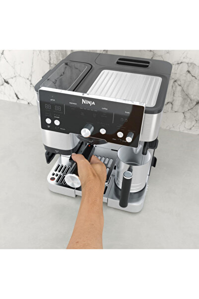 NINJA 2in1 Coffee Machine Luxe Café Essential ES501EU, 1650W,9 bar, 2 l, 3 temp. settings,Inox/Black