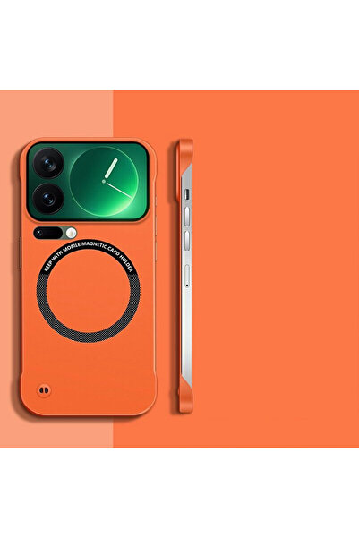 Generic Magnetic Case for Xiaomi 17 Pro Max，without Edges，Ultra Slim，Solid Color Shockproof Borderless Cover