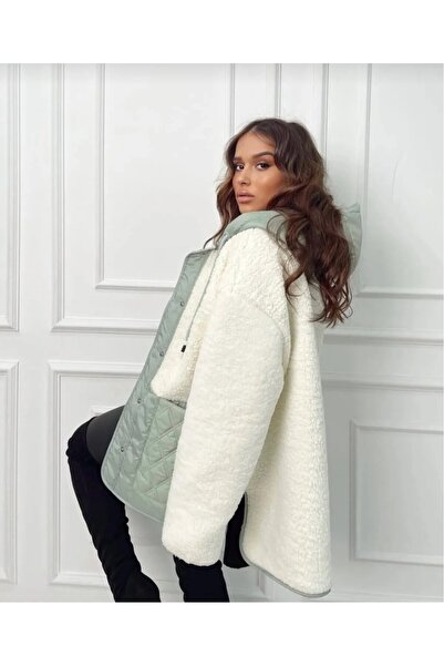 modapark.ist Women's Quilted Plush Coat