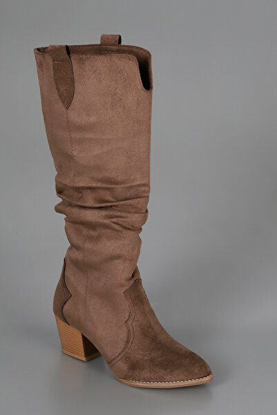 GİNZA SHOES Pier 401 Bellows Below-The-Knee Cowboy Boots