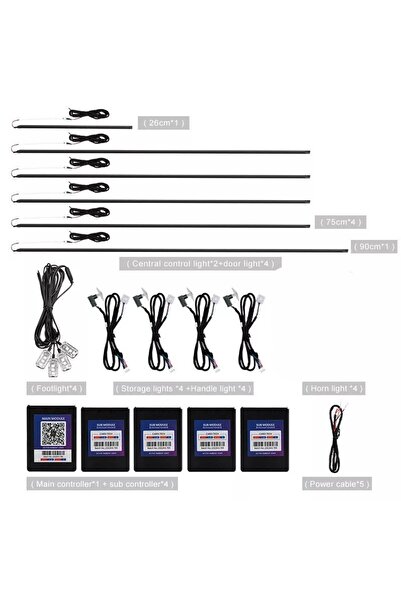 OEM Set cu 18 lumini ambientale Symphony