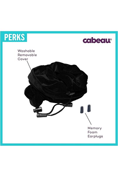 Cabeau Memory Foam Evolution Pillow - Travel Neck Pillow - Midnight