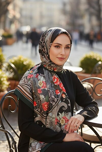 Aisha's Design Patterned Shawl, Sal-201