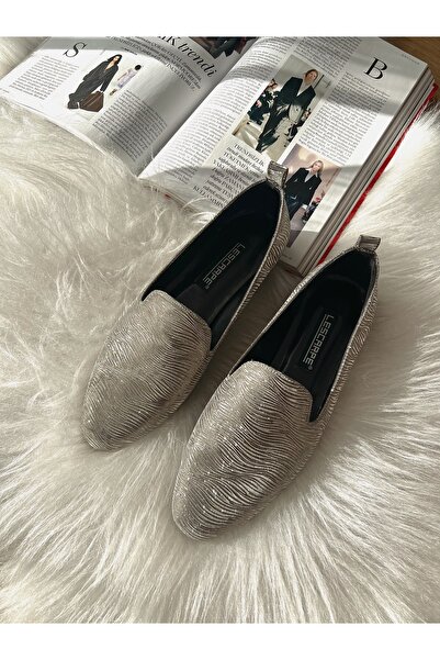 labor Selection Glittery Round Toe Women's Evening Dress Ballerinas