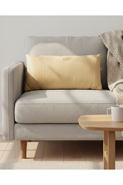 REDTAG Gold Jacquard Cushion