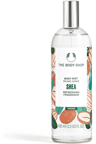 THE BODY SHOP رذاذ الجسم بزبدة الشيا - رائحة جوز حلوة منعشة، نباتي، 3.3 أونصة...