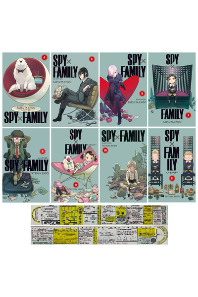 Gerekli Şeyler Yayıncılık Spy x Family 4-5-6-7-8-9-10-11. Ciltler Manga Seti ...