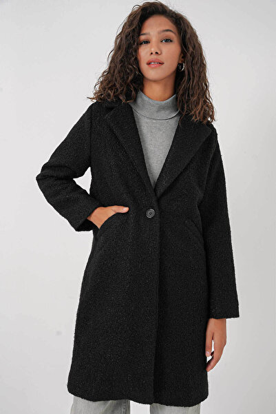 Bigdart Black Women's Coat 9082