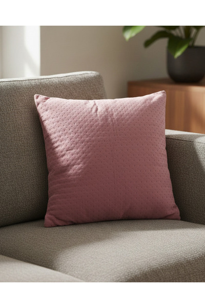 REDTAG Pink Embossed Pinsonic Cushion
