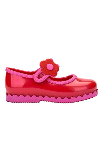 Mini Melissa Ballerina Red Shoes