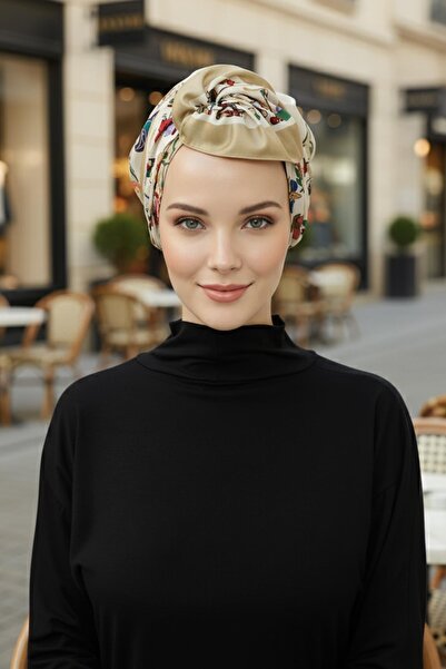 Aisha's Design Μπορεί να συνδεθεί από πίσω, μοτίβο τουρμπάν με καπέλο, DB-202