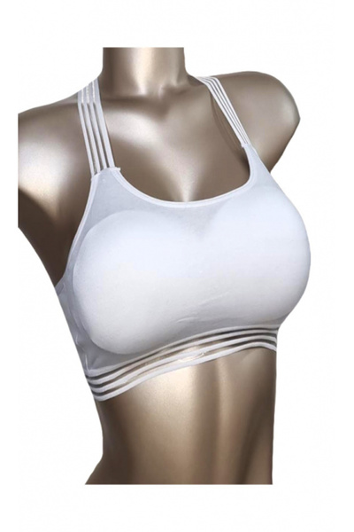 Ioana boutique White sports bralette