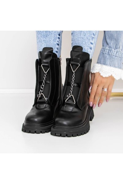 mei Women's Boots 3WL11 Black