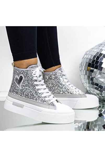 mei Women's Boots 3B29 Silver