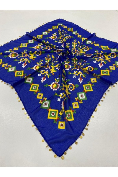 MODA Tokat Pullu Yazma Eşarp Şal