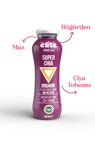 Elite Naturel Organik Detox Super Hero (Chıa) 200 Ml