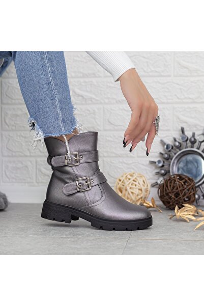 mei Women's Boots 2MX509 Guncolor