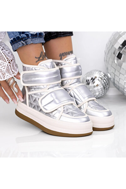 mei Γυναικείες Μπότες 3FLM6 Ασημί