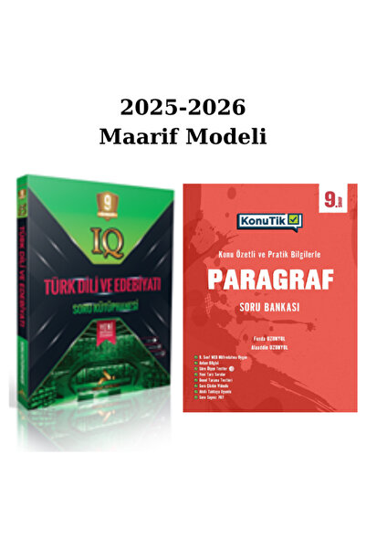 paraf yayınları 9.Sınıf Paraf Türk Dili Ve Edebiyatı-Okyanus Konutik Paragraf Set 2025/26 Maarif Modeli