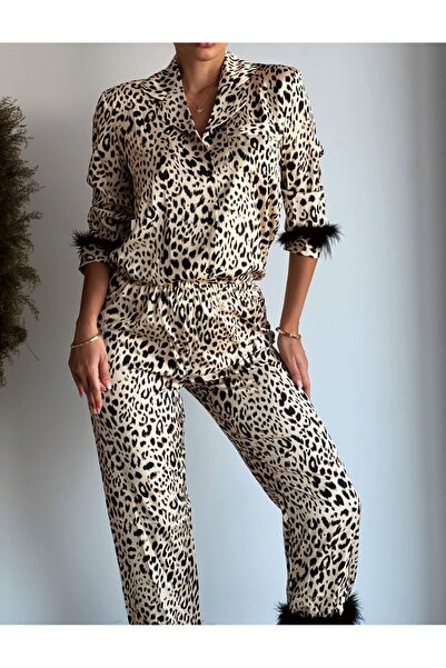 Elia Swimwear Satin Pajamas With Puff