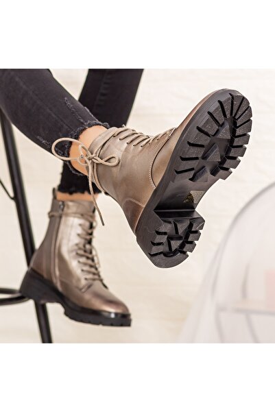 mei Women's Boots MX178 Guncolor