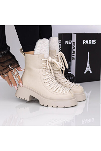 mei Γυναικείες Μπότες 3AD12 Μπεζ