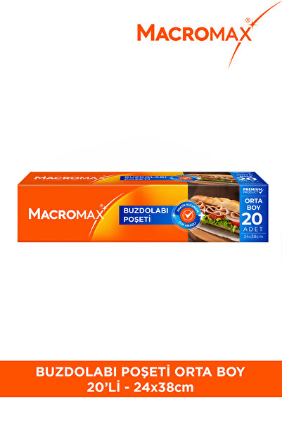 MACRO MAX حقيبة ثلاجة متوسطة الحجم 20 قطعة حقيبة تخزين