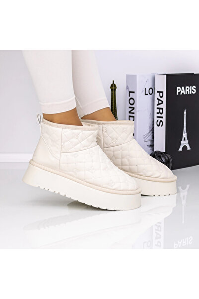 mei UG Women's Boots 3AL13 Beige