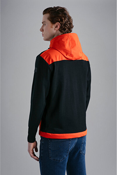 PAUL&SHARK MEN'S ZIPPED PULLOVER C.WWOOL