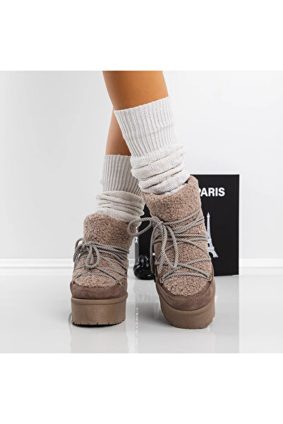mei Γυναικείες Μπότες UG 3AGZ107 Μπεζ