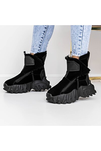 mei Γυναικείες Μπότες 3WL60 Μαύρες