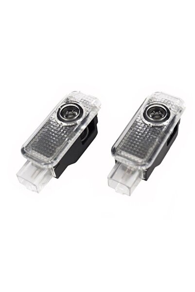 BZRSH Promo Pack: Audi Logo Projector Set - LED Door Lights for Audi A3/A4/A5/A6/A8/Q3/Q5/Q7 + Black Dashb