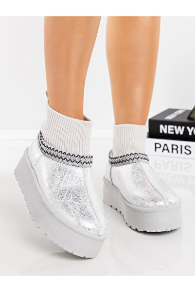 Wilady Γυναικείες Μπότες UG 8015-1 Ασημί