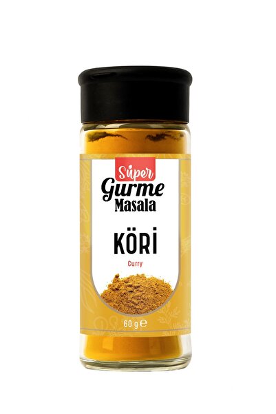 Super Gurme Masala Köri 60 gr – %100 Doğal, Katkısız, Cam Tuzluklu Ambalajda ...