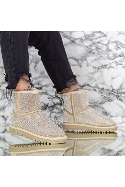 mei UG Women's Boots 2W35 Beige-White