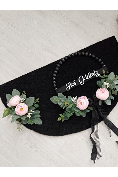 JollyShop Paspas takımlı kapı süsü seti ev hediyesi ev deor ürün