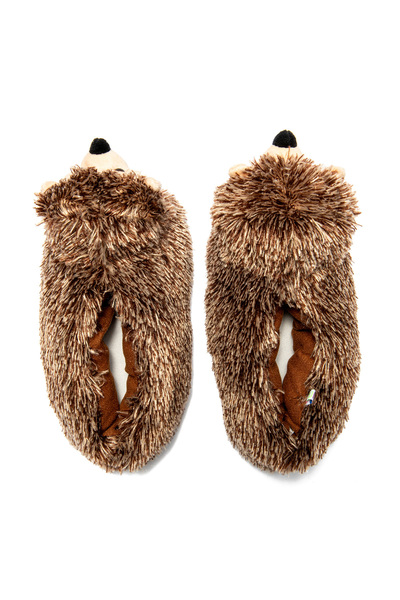 Twigy Детски пантофки с животни Kiri, кафяви, размер 30/35