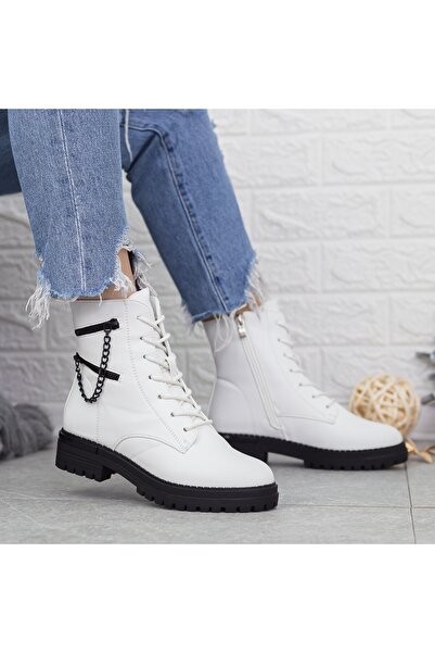 mei Women's Boots 2MX507 Black-White