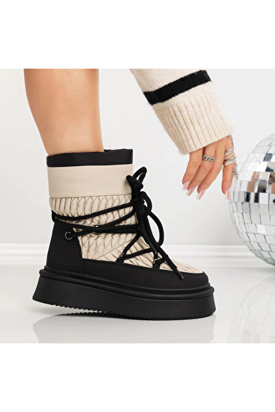 mei Women's UG Boots LF81160-1 Peach