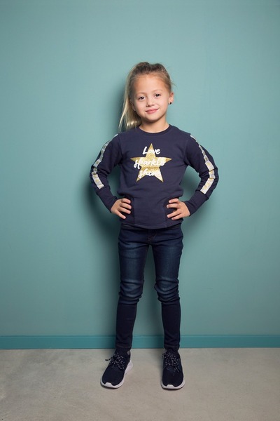 DJ Dutchjeans Момичешка блуза със звезди DjDutchjeans