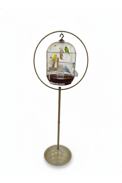 Bird's Bird cage with cage stand suitable for medium and small birds