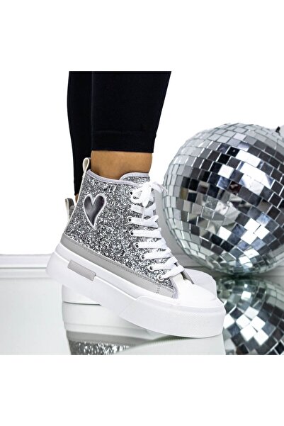 mei Women's Boots 3B29 Silver