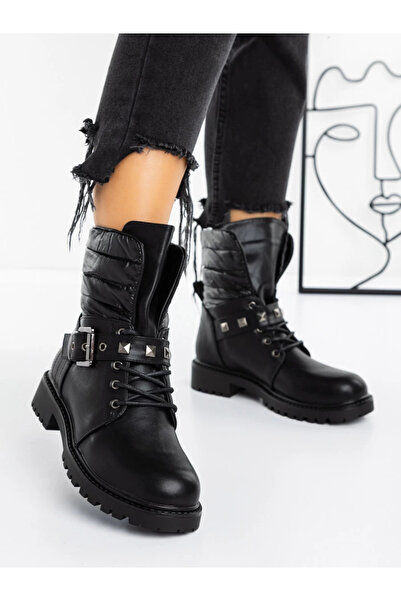 CRYSTAL SHOES Ghete Dama 5017-YQ Negru