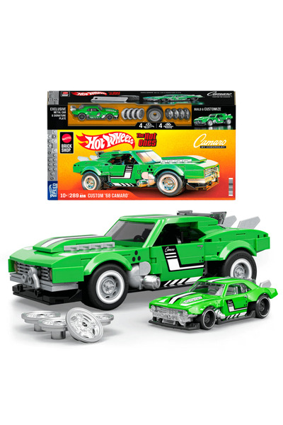 HOT WHEELS Set de construcție Speed Series Custom'68 Camaro 289 de piese JFT16