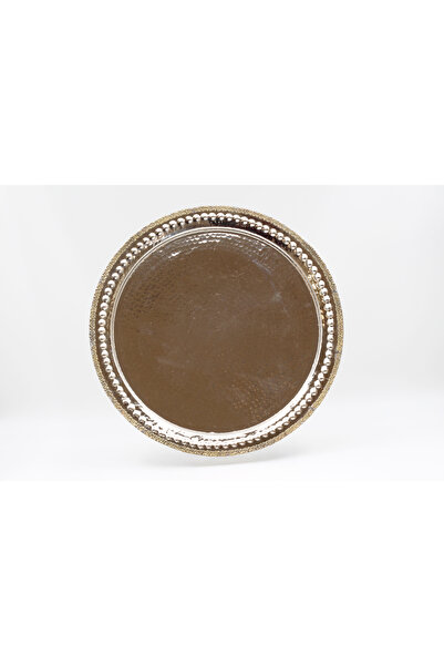 ANTEPSEPETİ Silver Plated Copper Daisy Tray