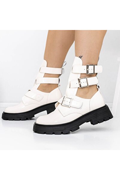 mei Women's Boots 3WL91 White