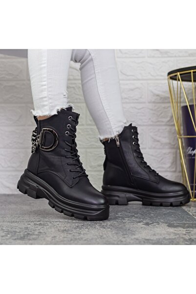 mei Ghete Dama cu Platforma 2MX508 Negru