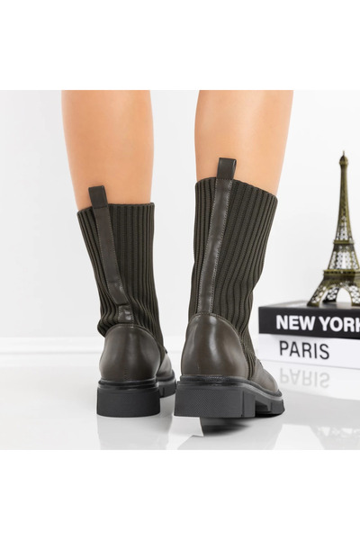 Tania Γυναικείες Μπότες 9058 Πράσινες