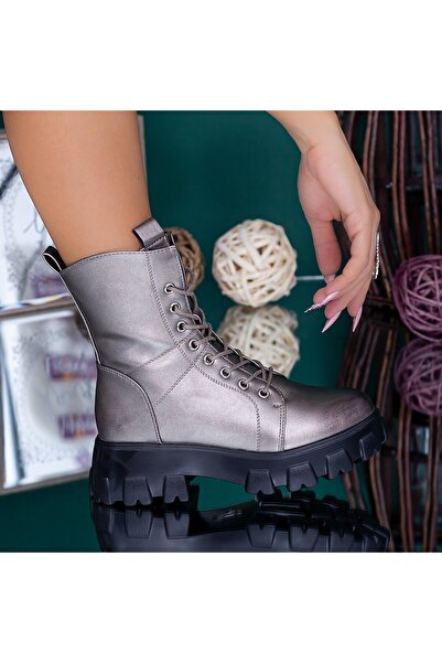 mei Women's Boots MX317 Guncolor